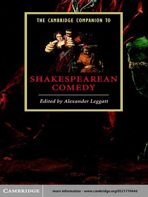 cover image of The Cambridge Companion to Shakespearean Comedy